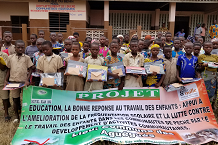 Remise de kits aux candidats